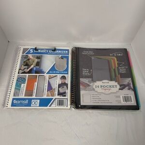 Samsill 5 Subject Organizer and 24 Pocket Organizer